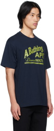 BAPE Navy Printed T-Shirt