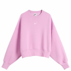 Nike Women's NSW Phoenix Crew Sweatshirt in Lt Magenta/Sail