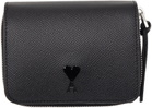 AMI Alexandre Mattiussi Black Ami de Cœur Wallet