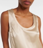 Brunello Cucinelli Silk-blend tank top
