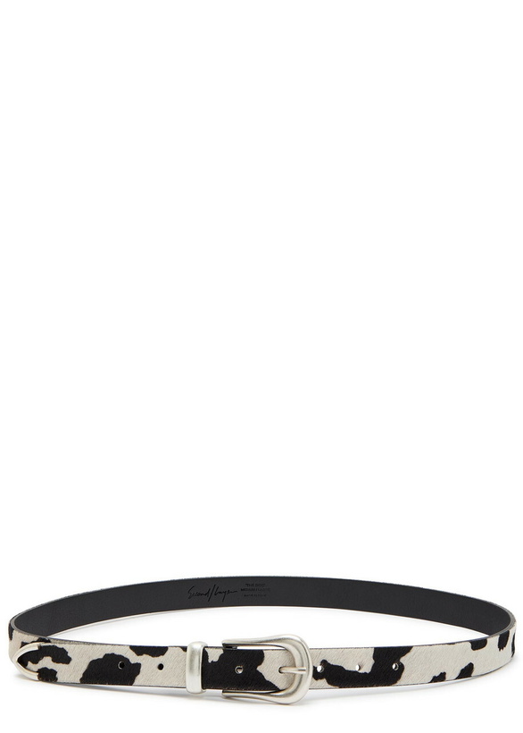 Photo: Second Layer Cow-print Pony-hair Belt Multicoloured 1