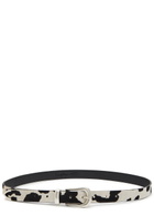 Second Layer Cow-print Pony-hair Belt Multicoloured 1