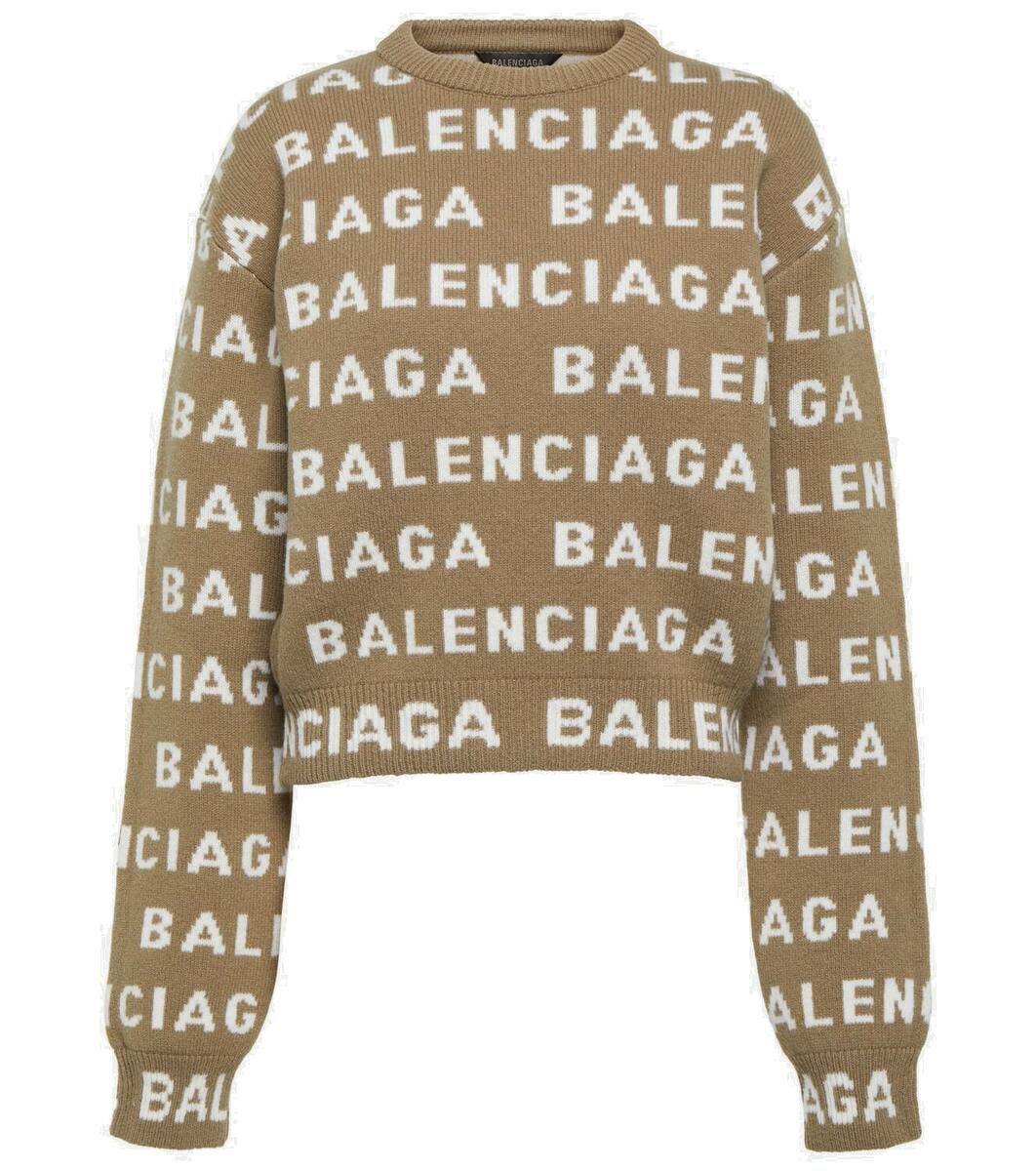 Balenciaga Logo wool sweater Balenciaga