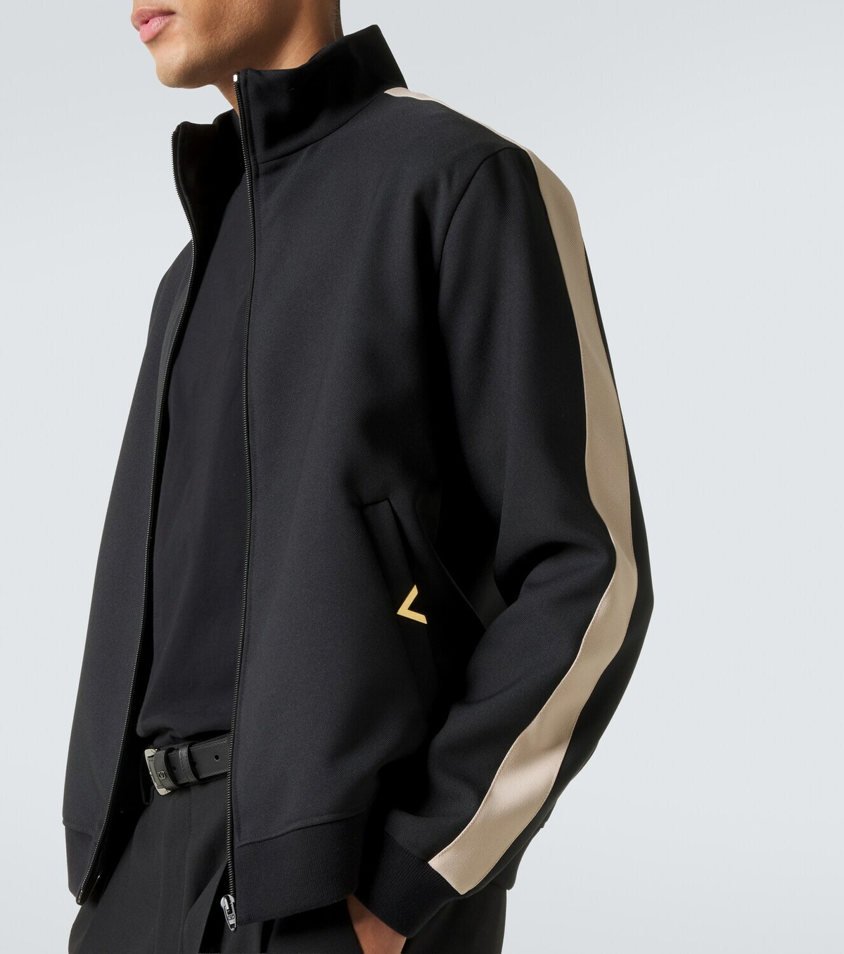 未使用★VALENTINO最高級ライン★ヴァージンウール★ブルゾン★ジャケット Valentino Oversized virgin wool varsity jacket Valentino