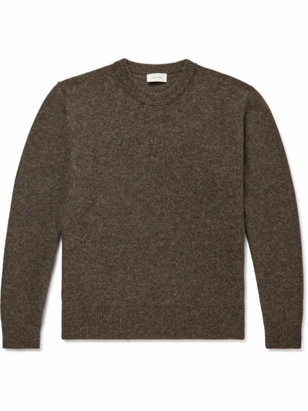 Photo: Lemaire - Shetland Wool Sweater - Brown