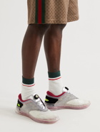 Gucci - Ultrapace R Mesh-Trimmed Rubber Sneakers - Multi