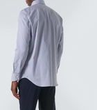 Canali Striped cotton shirt