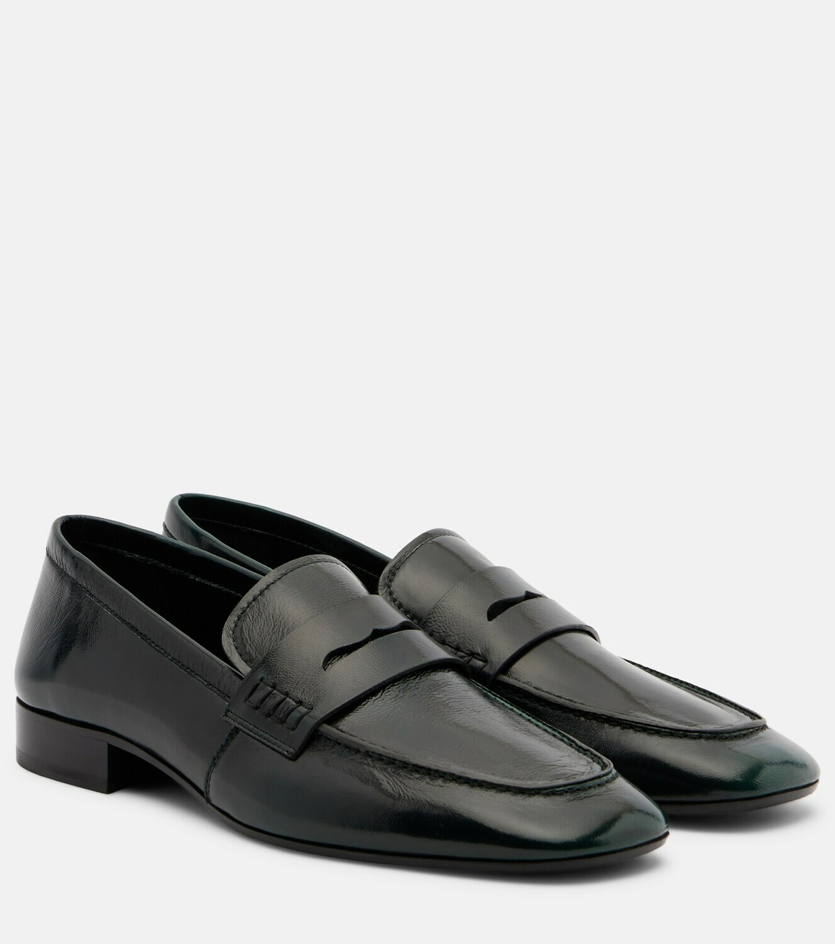 Dries Van Noten Patent leather penny loafers