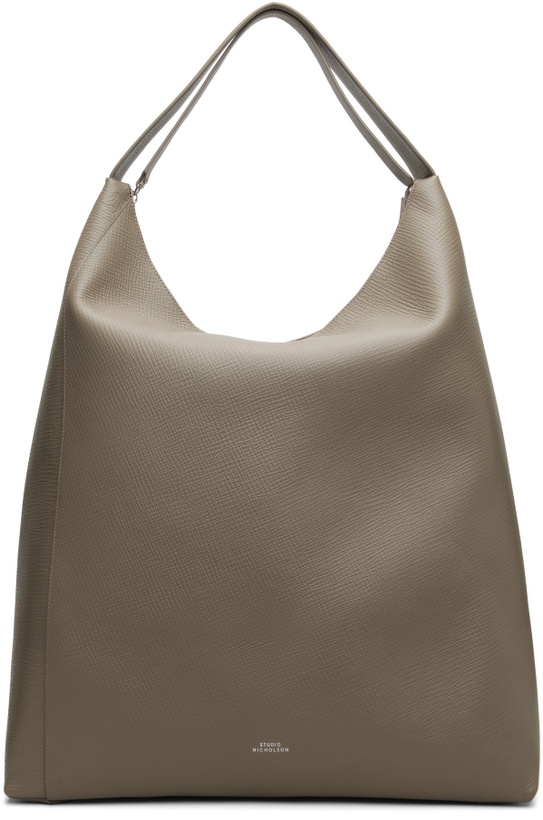 Photo: Studio Nicholson Taupe Type 2 Leather Tote