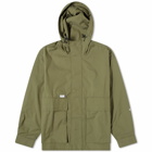 WTAPS Men's 06 Hooded Shirt Jacket in Olive Drab
