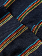 Paul Smith - Three-Pack Striped Cotton-Blend Socks