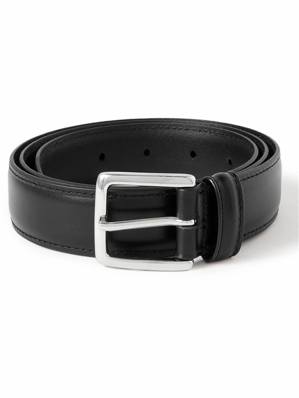 Photo: Anderson's - 3cm Leather Belt - Black