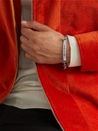 PAUL SMITH - Logo-Engraved Silver-Tone Bracelet