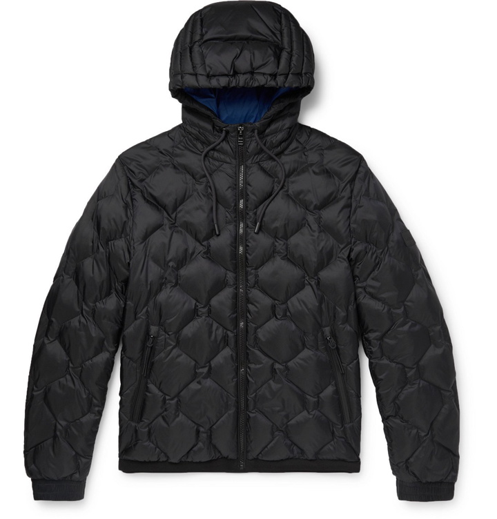 Photo: Hugo Boss - Quilted Ripstop-Shell Hooded Jacket - Blue