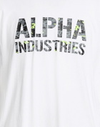 Alpha Industries Mens T-shirt in White