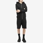 Alexander McQueen Men's Contrast Stitch Jogger Shorts in Black