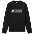 Sporty & Rich Long Sleeve 94 Running Club T-Shirt in Black/White