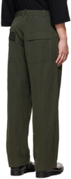 Jan-Jan Van Essche Green O-Project Four-Pocket Trousers