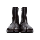 Maison Margiela Brown Flat Tabi Ankle Boots