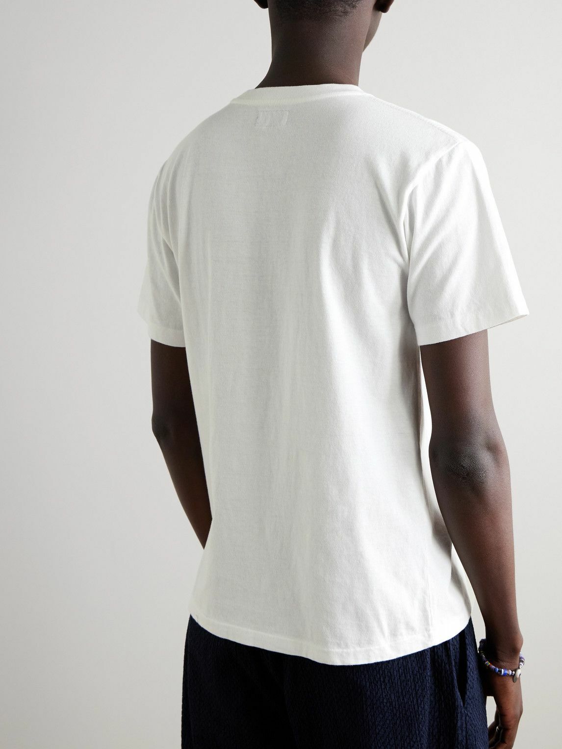 Blue Blue Japan - Omaru Gradation Printed Cotton-Jersey T-Shirt - White