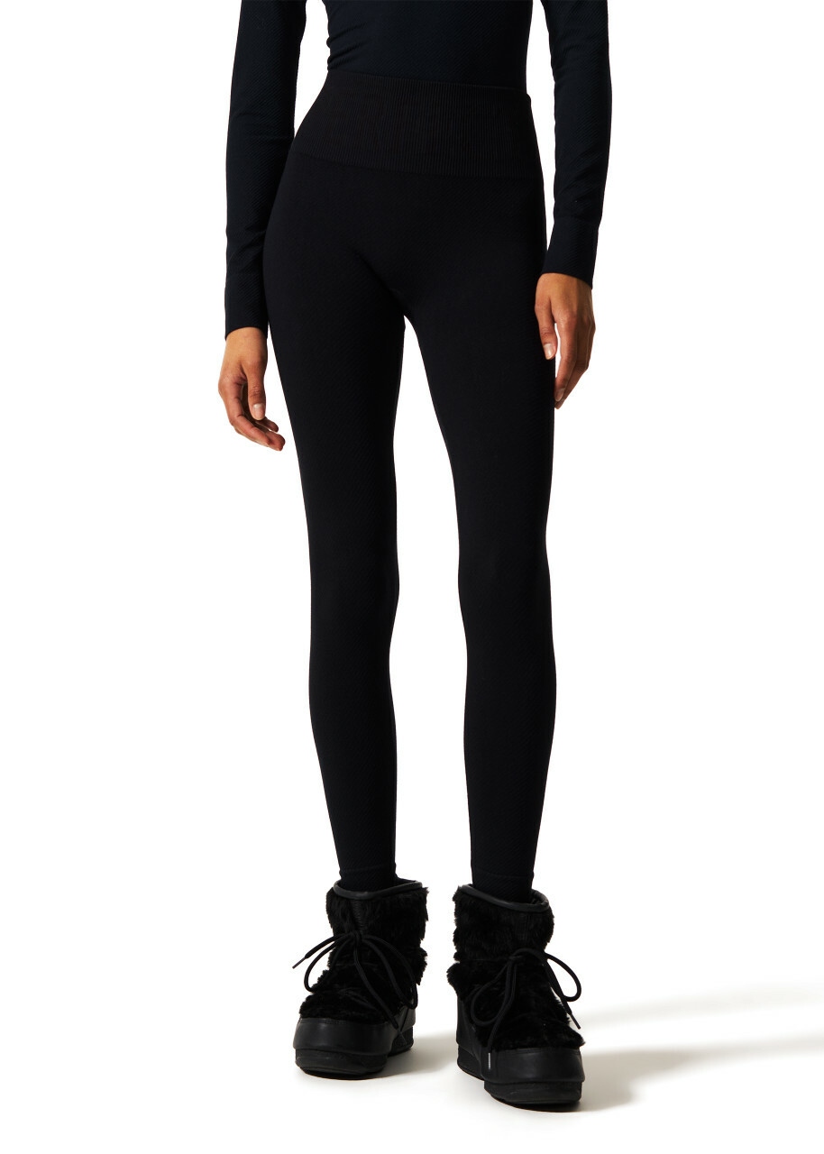Perfect Moment Seamless Thermal Leggings Black