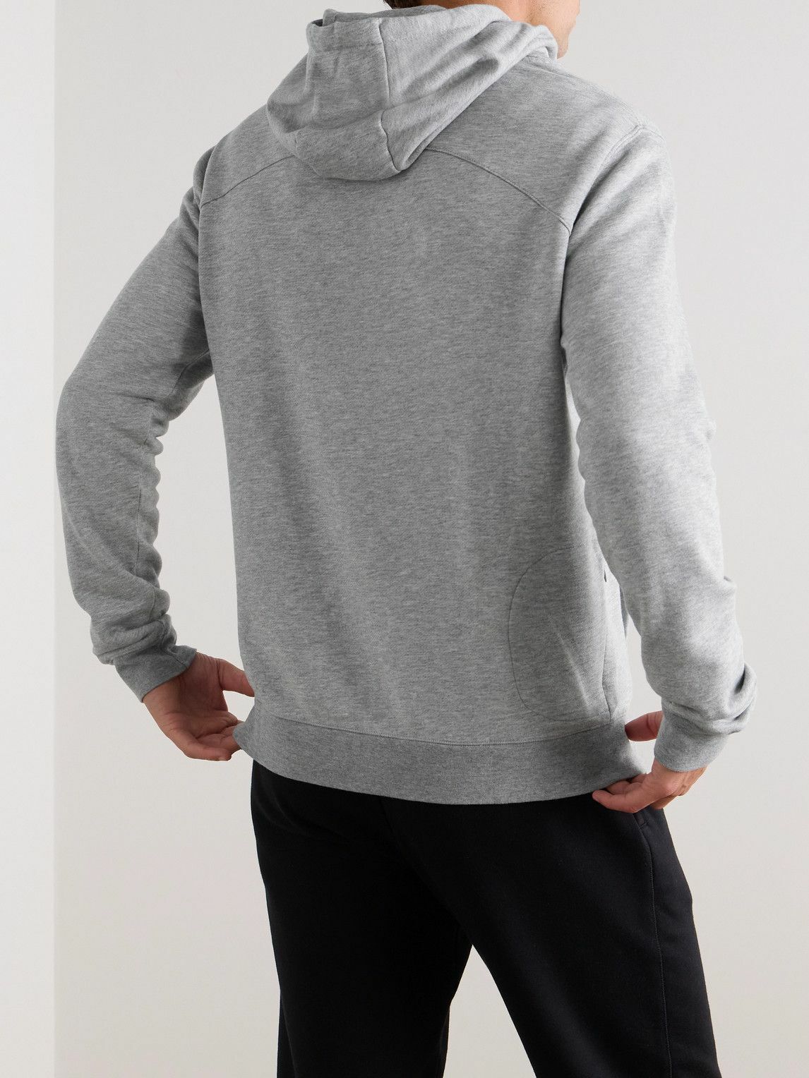 Derek Rose - Quinn Cotton and Modal-Blend Jersey Hoodie - Gray