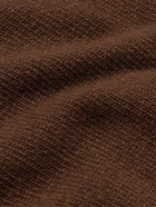 Officine Générale - Slim-Fit Merino Wool and Cashmere-Blend Rollneck Sweater - Brown