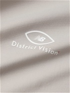 DISTRICT VISION - New Balance Logo-Print Stretch-Jersey T-Shirt - Gray