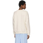 JW Anderson Off-White Oversized Oscar Wilde Sweatshirt