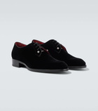 Christian Louboutin Chambeliss velvet Derby shoes