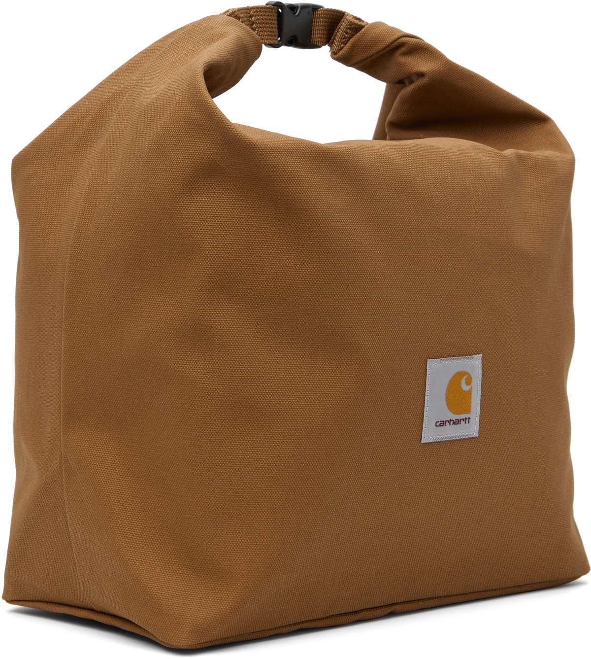 Carhartt Work In Progress Brown Canvas Roll-Up Insulated Bag