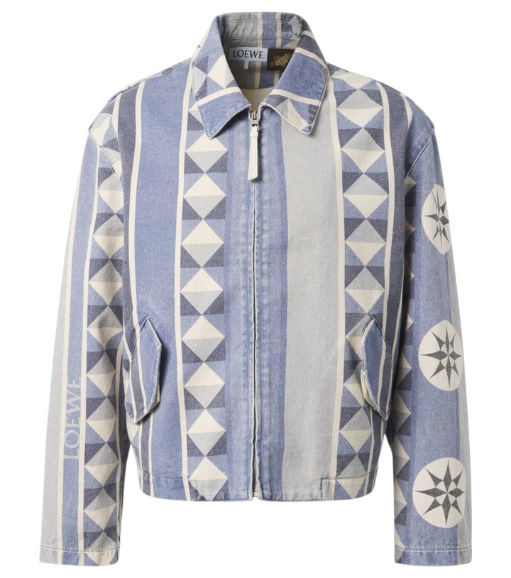 Photo: Loewe Paula's Ibiza printed denim blouson
