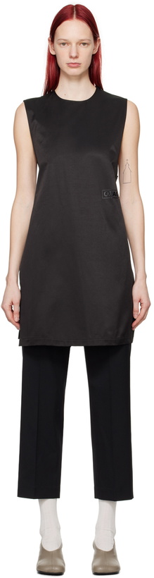 Photo: MM6 Maison Margiela Black Self-Tie Minidress