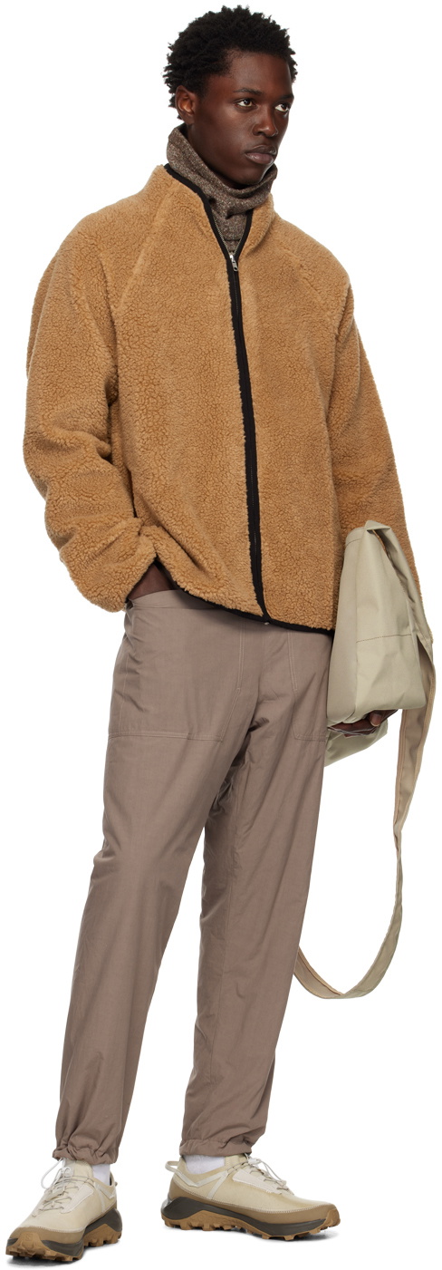 Taupe deals fleece jacket