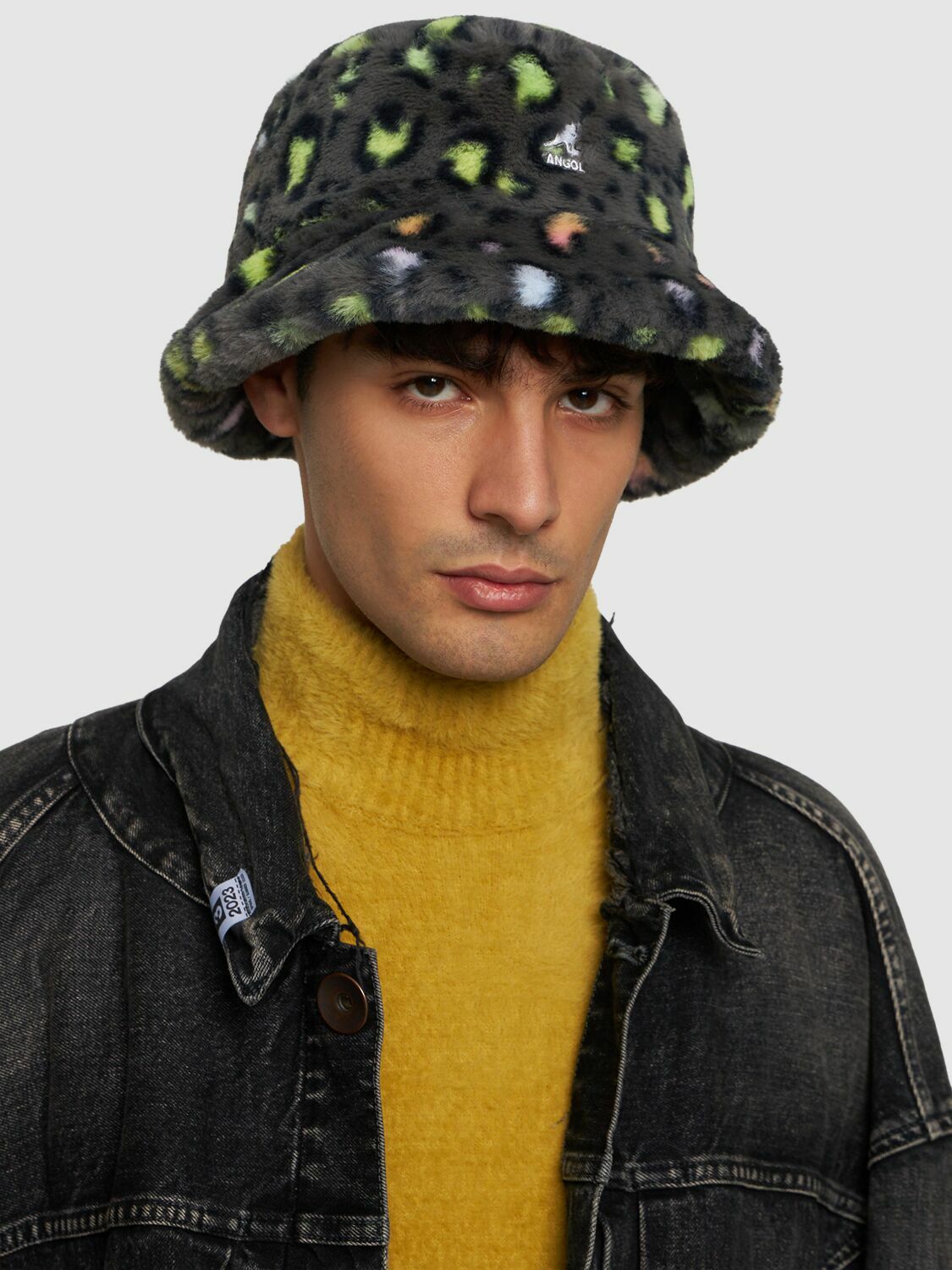 KANGOL - Faux Fur Bucket Hat Kangol