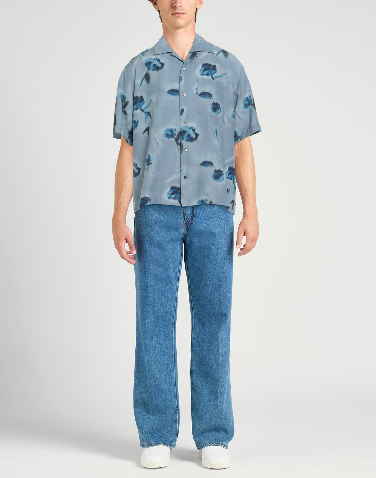Oamc Mens Shirt Light in Blue