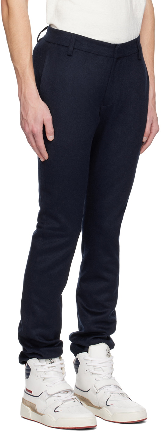 Frenckenberger Navy Four Pocket Trousers