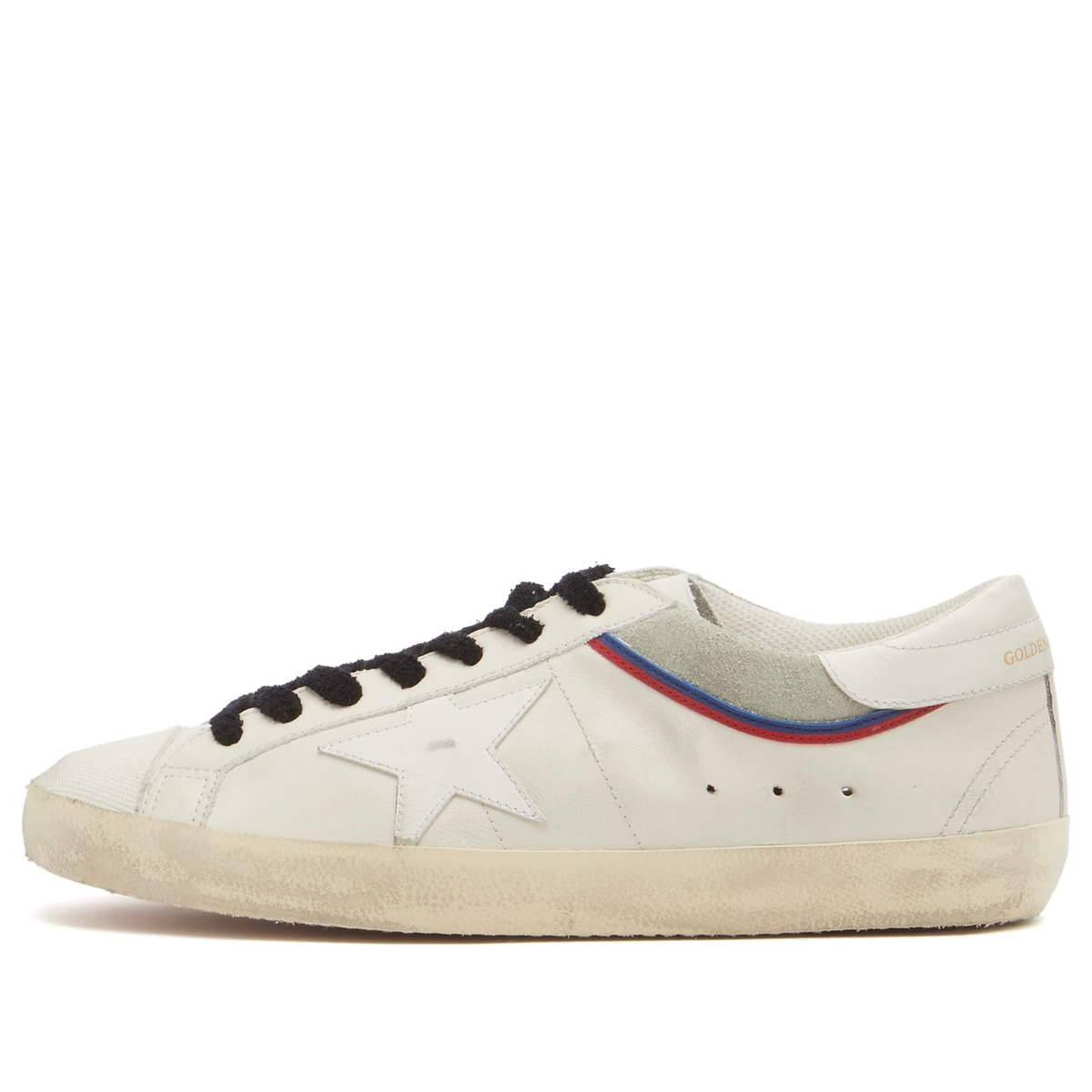Golden Goose Black & Gray Super-Star Double Quarter Sneakers Golden Goose Black & Gray Super-Star Double Quarter Sneakers