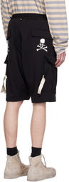 MASTERMIND WORLD Black MW High Density Cargo Shorts