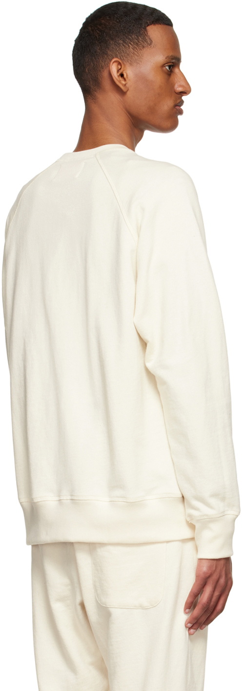 White Organic Cotton Sweatshirt|283827603