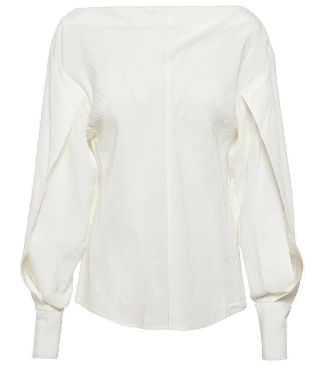 Jacques puff-sleeve cotton jacket