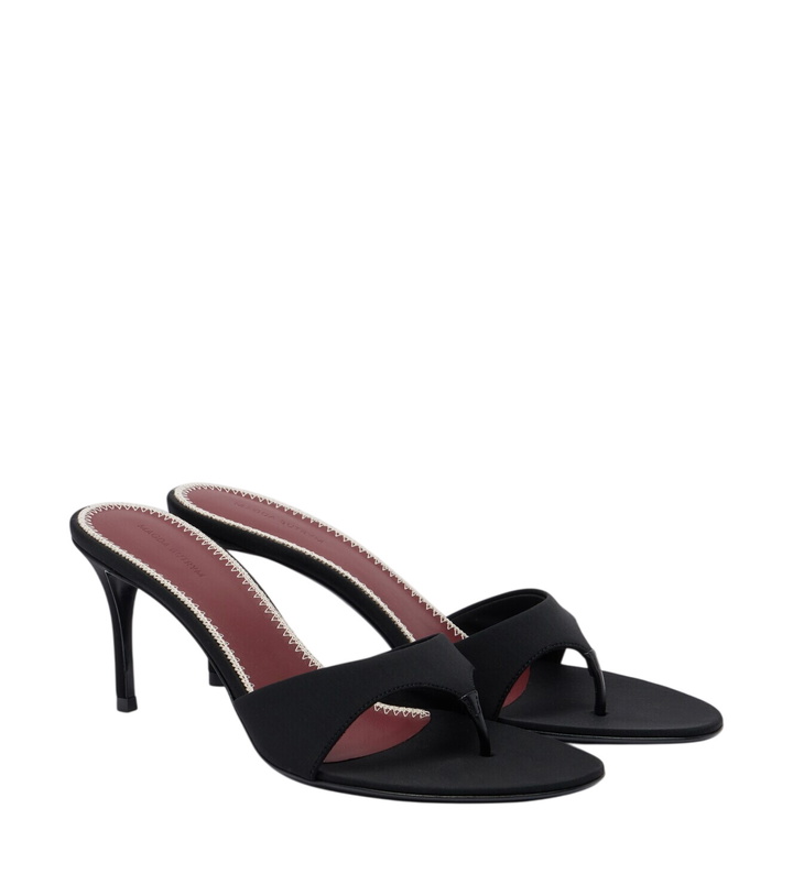 Photo: Magda Butrym Satin thong sandals