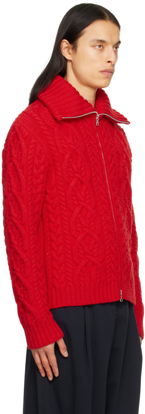 Dries Van Noten Zip Knit Sweater