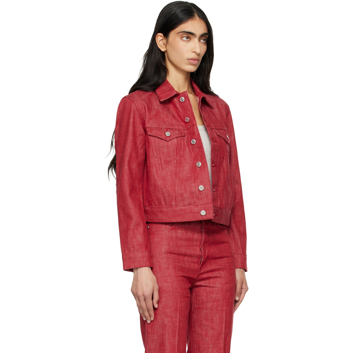 A.P.C. Red Dion Denim Jacket