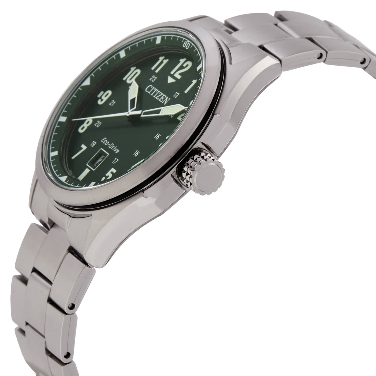 Citizen Terra Force Green Dial Mens Watch AW1890-51X
