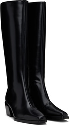rag & bone Black Joni Knee High Tall Boots