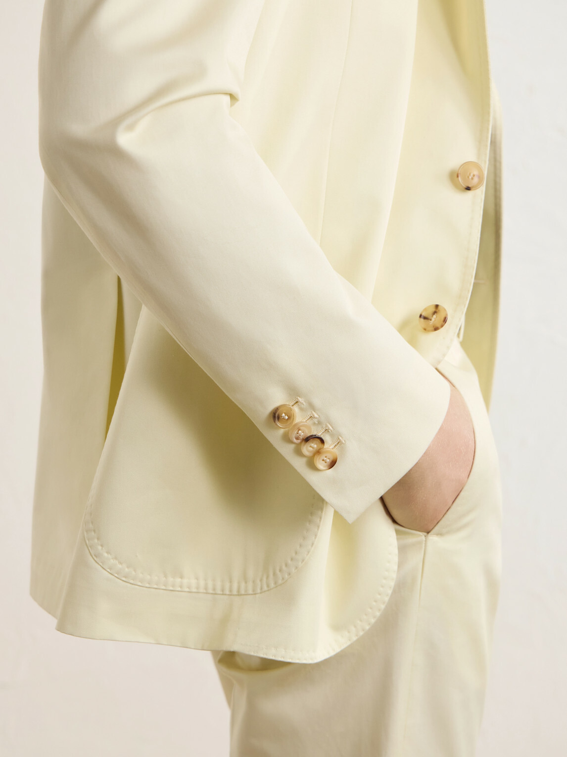 De Petrillo - Cotton-Twill Suit Jacket - Neutrals