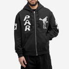 By Parra Men's Zipped Pigeon Zip HoodIe in Black