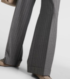 Brunello Cucinelli Wide-leg virgin wool pants