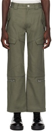 Dion Lee Green Tactical Cargo Pants